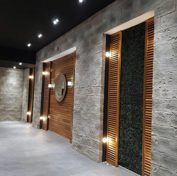 Second image of Decrepito Birket Grigio taş panel