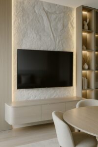 KAYA PANEL TV DUVARI ÜNİTESİ TABYA DECOR