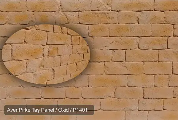 Aver Pirke Oxid Taş Panel