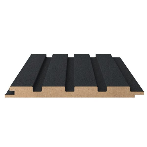 Black Gray Dekoratif MDF Lambiri